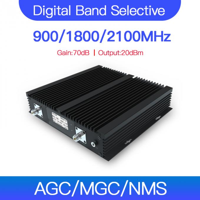 Controle Cellphone van ATNJ Wifi paste Multisub-band Triband 900 Selectieve Digitale de Repeaterrf Versterker van 1800 aan 2100MHz 0