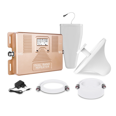 kopen Dekking Dual Band Signal Booster 800 / 1800MHz Cellular 2G 4G LTE Repeater Versterker online vervaardiging