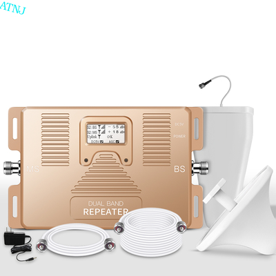 Goede prijs Dual Band 1800/2100MHz 2G/3G/4G Signal Booster met LCD-display online