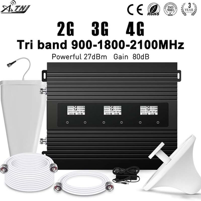 kopen 2G 3G 4G 80dB bereiken Multibandrepeater 900MHz 1800MHz 2100MHz online vervaardiging