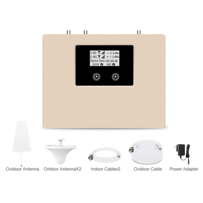 kopen 70dB de aanwinst 3G signaleert Hulp Dubbele de Bandrepeater van 850MHz 1900MHz online vervaardiging