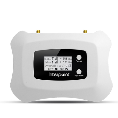 Op maat gemaakte witte blauwe kleur mobiele telefoon signaal repeater 2G 4G 1800MHz