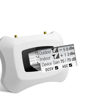 Op maat gemaakte witte blauwe kleur mobiele telefoon signaal repeater 2G 4G 1800MHz