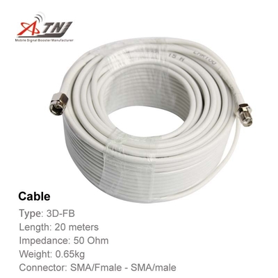RG58 20m Mannetje van de Signaal het Hulp Coaxiale Kabel SMA aan het Vrouwelijke Type van SMA