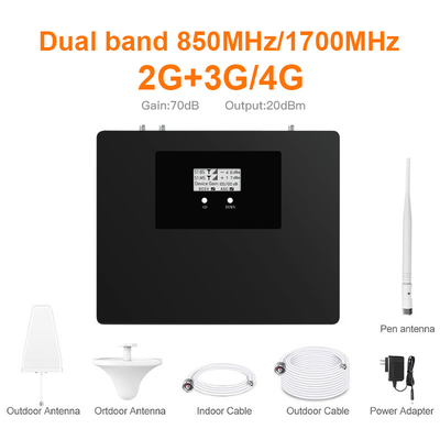 van het de Bandsignaal van 850MHz 1700MHz Dubbele Hulp de Mobiele telefoonrepeater