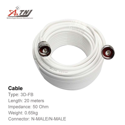 Signal booster coaxial kabel met 20M N mannelijke connector voor aangepaste lengte