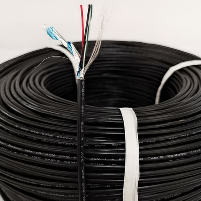 Grond 4 van UL2725 AES de Draadkabel van Kernpvc isoleerde Aangepaste Lengte